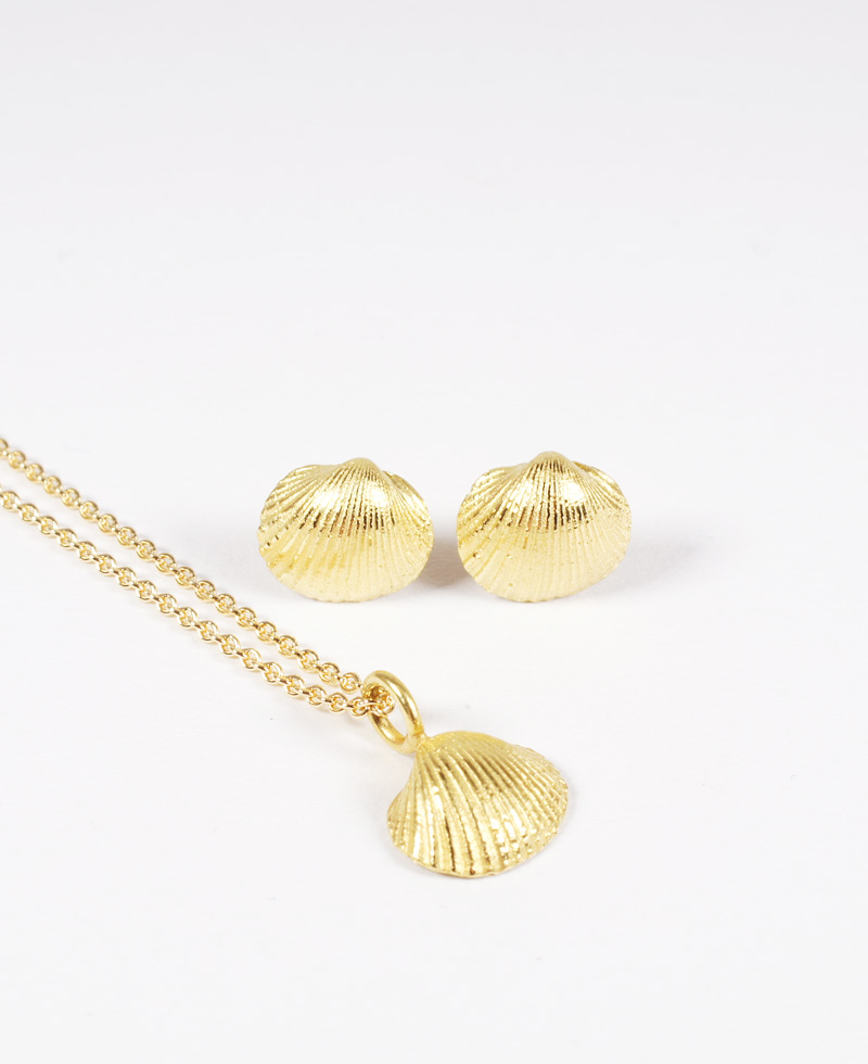 Anhänger Muschel aus Gold