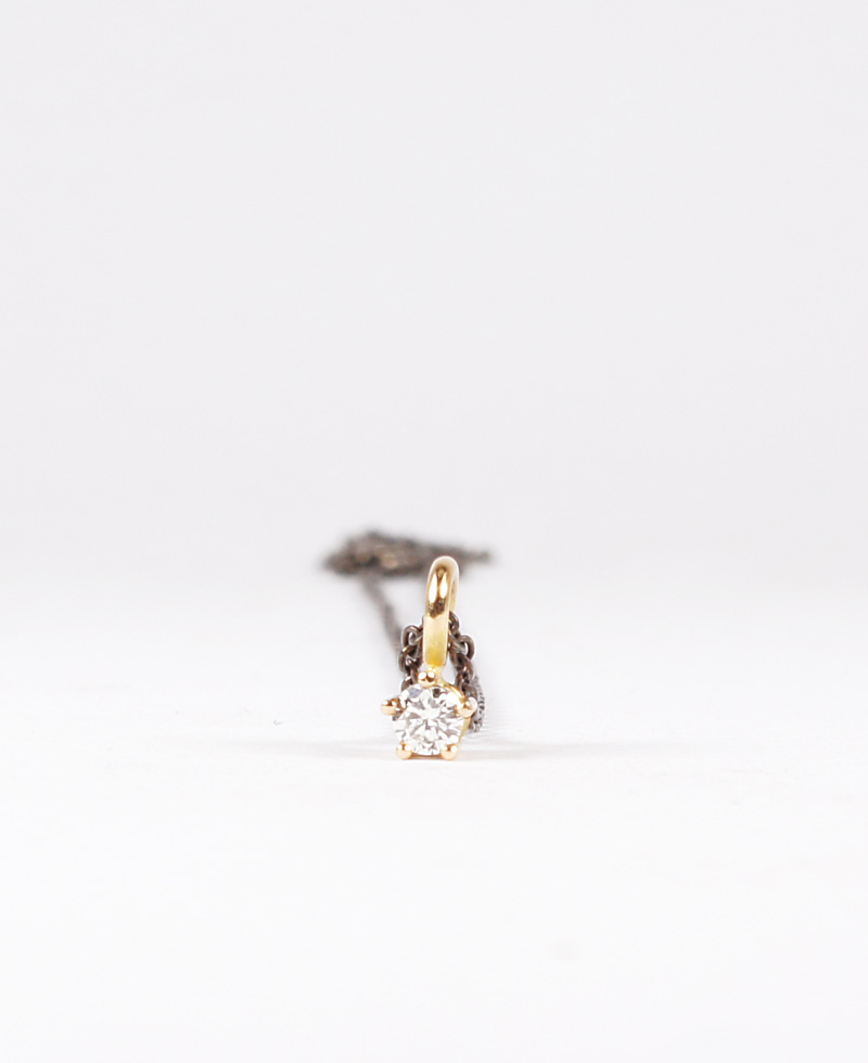 Solitär Brillant Anhänger Gold – Bild 3