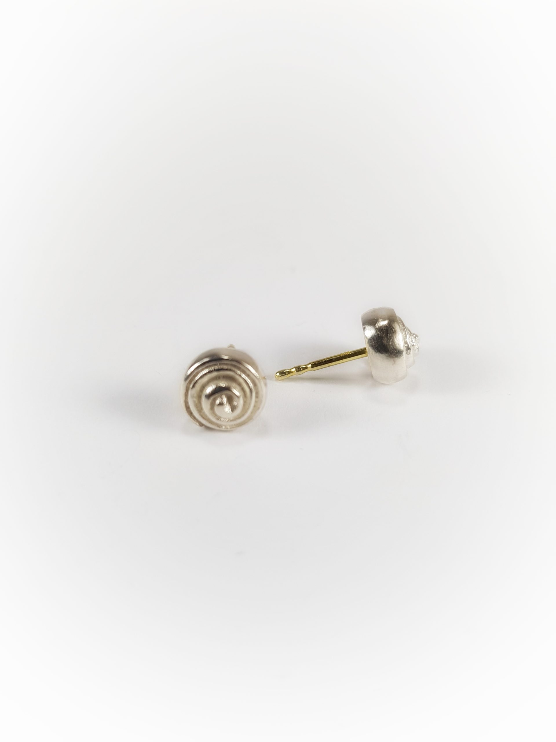 Rosen Ohrstecker in Silber – Bild 3