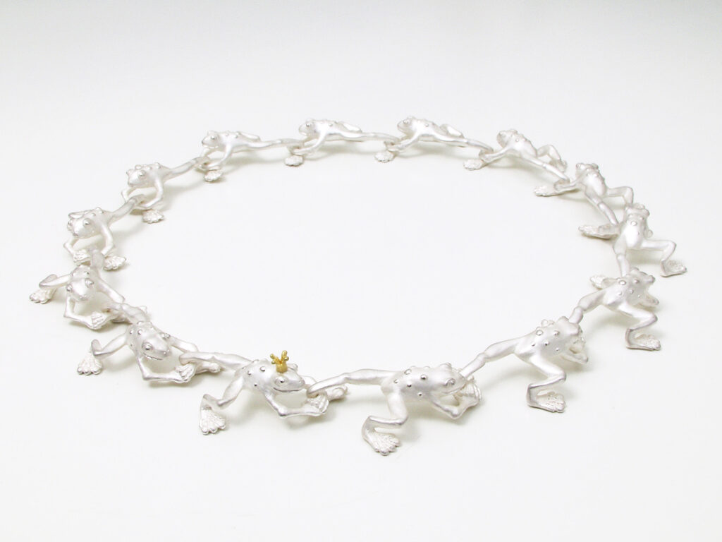 Froschkette Silber