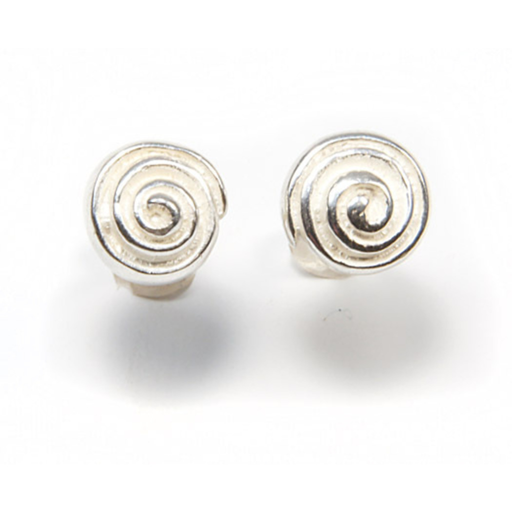 Rosen Ohrstecker in Silber – Bild 4