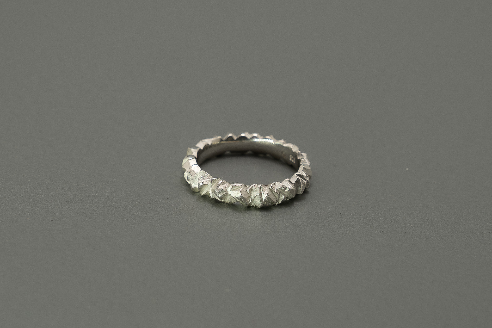 the rock Ring Silber schmal