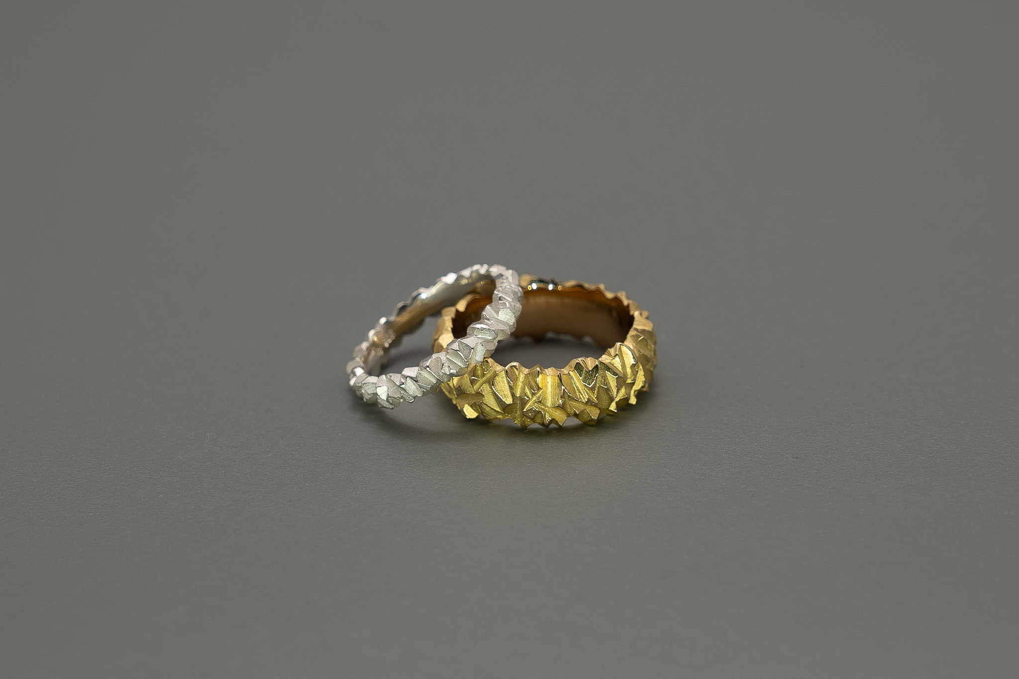 the rock Ring breit Gold – Bild 3
