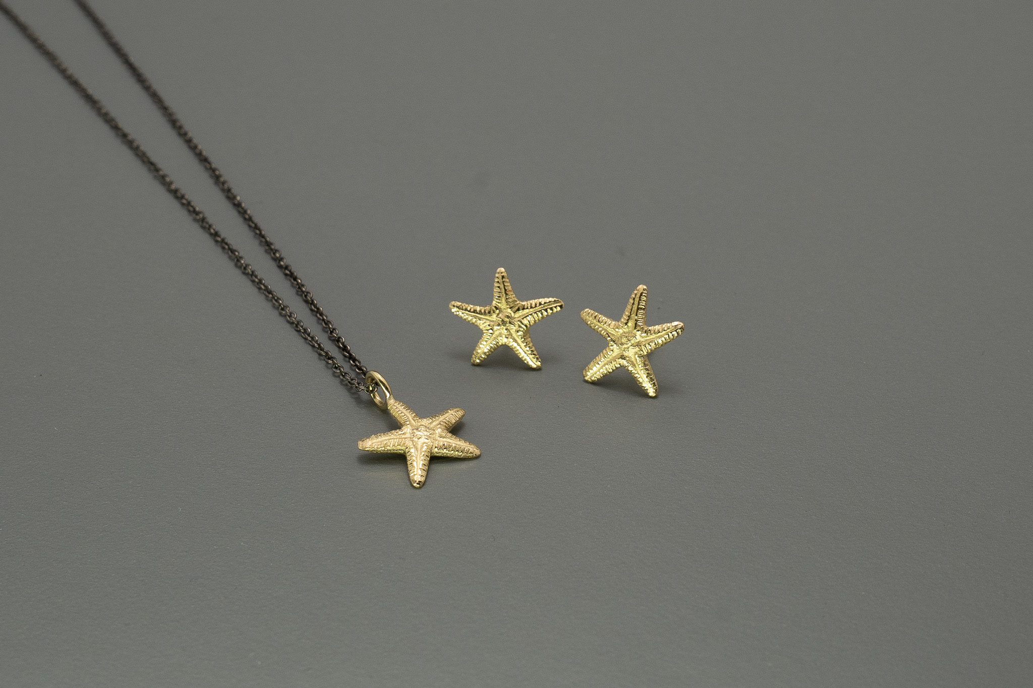Ohrstecker Seestern Gold – Bild 5