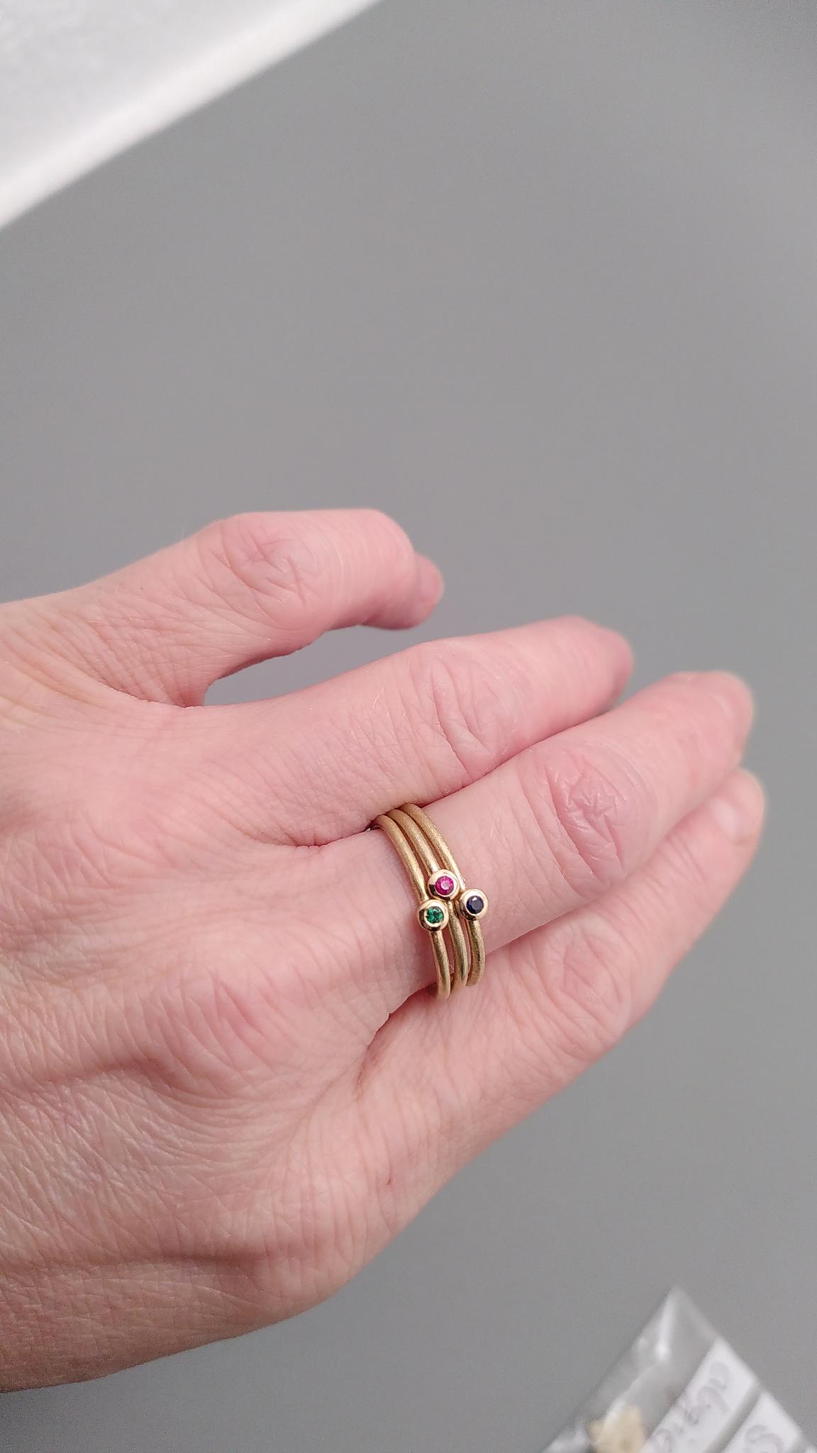 Staple Ringe mit Edelstein – Bild 9