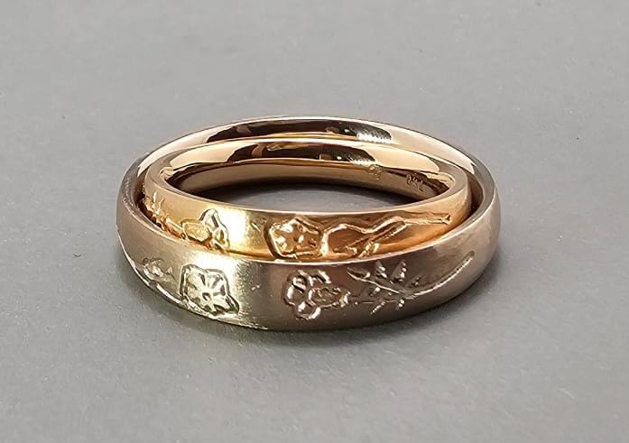 Monatsblumen Ringe
